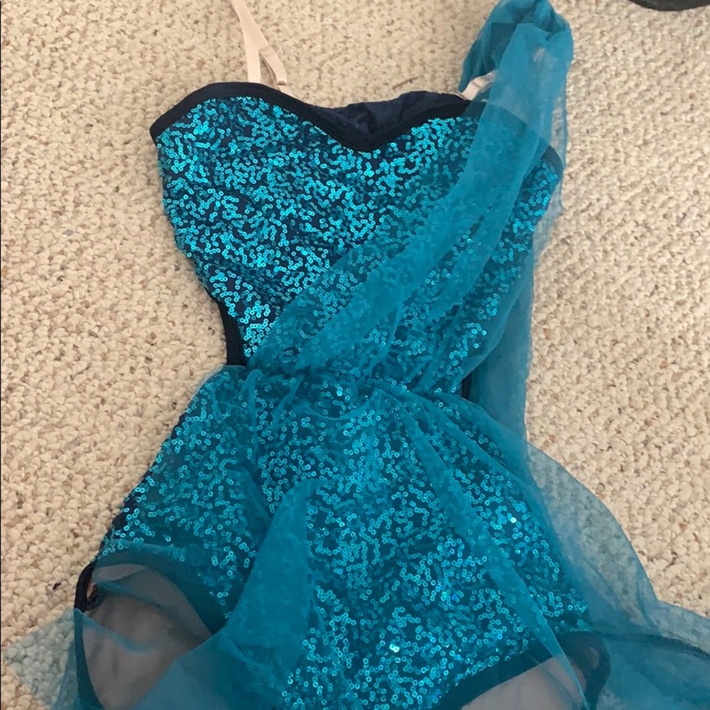 Turquoise lyrical costume